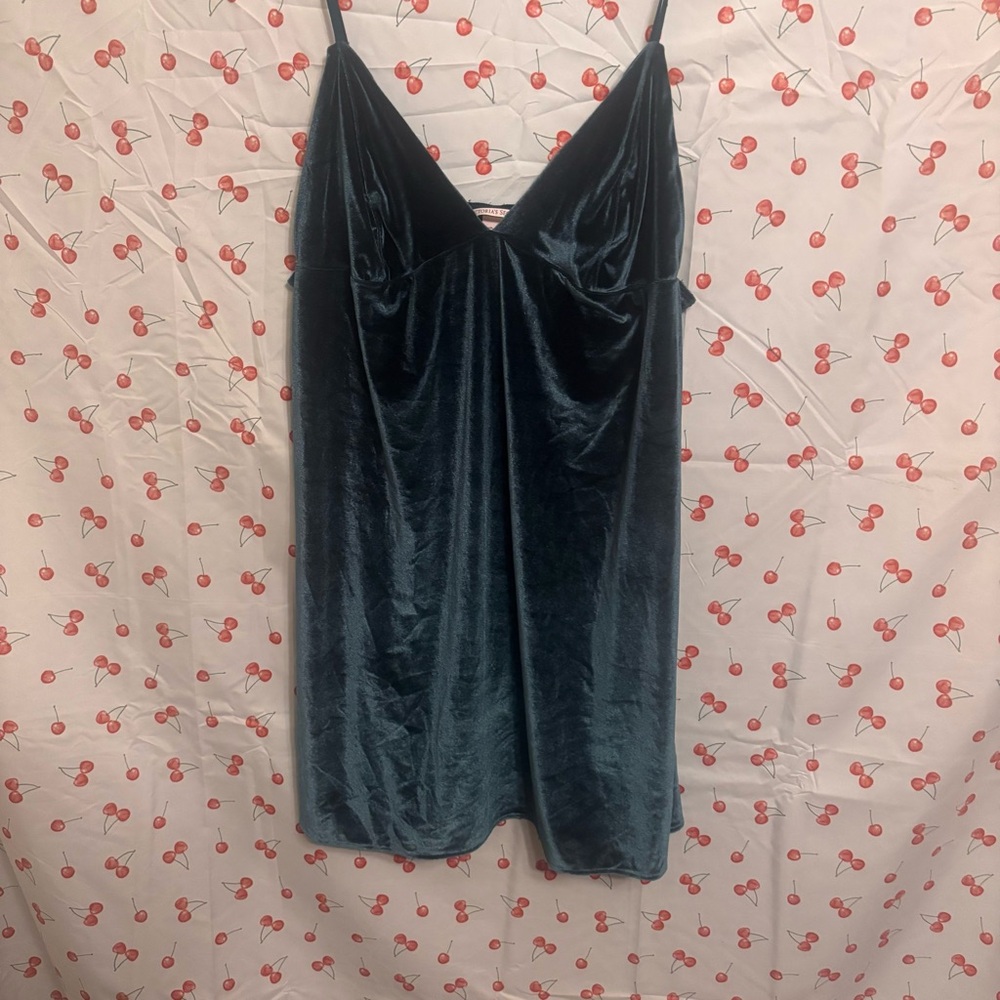 Victoria’s secret Blue Velvet Slip Dress